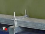 Cubierta entre contenedores 6x6, PVC 2300 IGNIFUGA Verde - Imagen 2