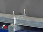 Cubierta entre contenedores 8x12, PVC 2300 IGNIFUGA Gris - Imagen 5
